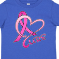 thumbnail image 4 of Inktastic Cure- Breast Cancer Awareness pink ribbon Boys or Girls Toddler T-Shirt, 4 of 5