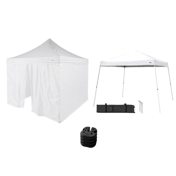 Caravan Canopy V Series Sidewalls w/V Series 2 Angled Leg Canopy & 4 Plates