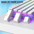thumbnail image 3 of Magic-Refiner MK21 Hot Swappable Mechanical Keyboard, Type-C, Keyboard with Type-C Cable, Black, 3 of 14