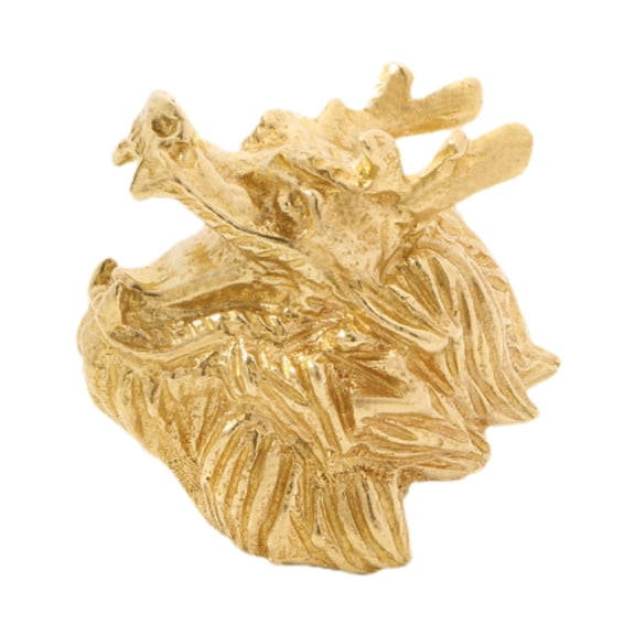 kowaku Cabinet Pull Antique Brass Decorative Dragon Wardrobe Knob Furniture Hardware Home Furniture Handle Single Hole for Cupboards Color A