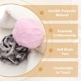 thumbnail image 3 of Uxcell Fur Yarn, Soft Plush Fluffy Chunky Polyester Faux Fur Eyelash Yarn for Crocheting Hand Knitting Blanket Hats Crochet Zebra Color, 3 of 5
