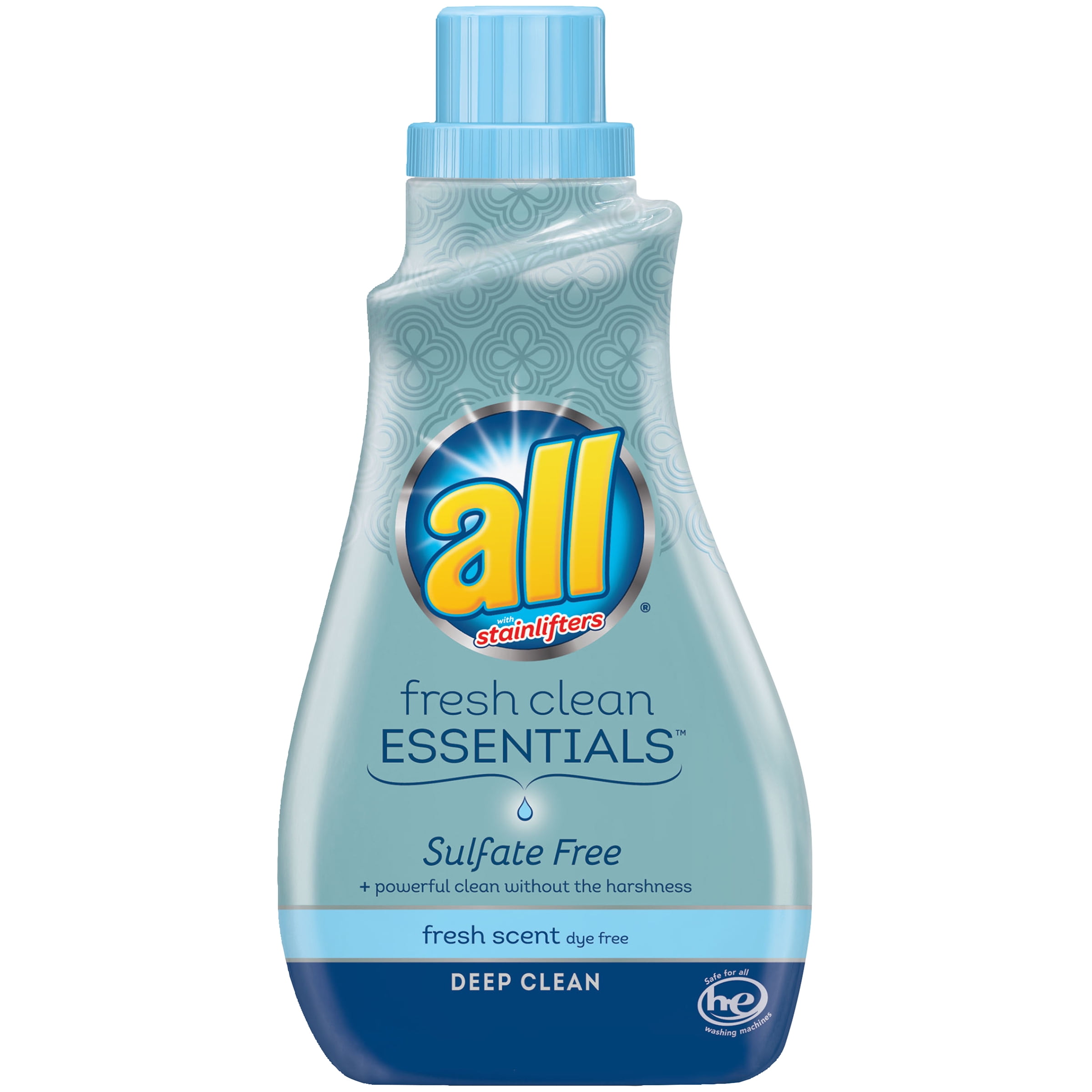 all Fresh Clean Essentials Liquid Laundry Detergent Fresh Scent, 30 Ounce, 23 Loads