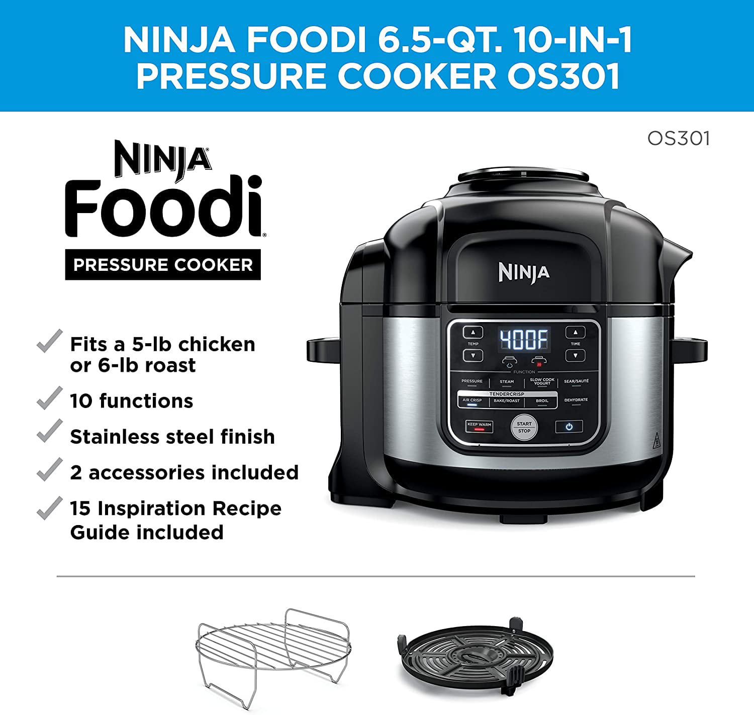 ninja foodi 6.5 qt