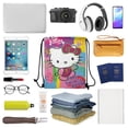 thumbnail image 7 of Hello Kitty Drawstring Backpack Water Resistant String Bag Sackpack Cinch for Sports, Gym, Travel, Swimming, Yoga, Beach, 7 of 7