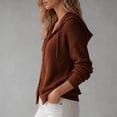 thumbnail image 7 of Axdhxbd Hollow Out Hooded Cardigan Sweater for Women Button Up Open Front Sweaters Loose Fit Lightweight Long Sleeve Crochet Sweaters 2XL, 7 of 7