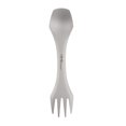 thumbnail image 3 of Tenedor de cuchara Spork súper ligero, durabilidad y resistencia para picnic, al aire libre 3 en 1 Sharpla Camping titanium spork, 3 of 7