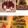 thumbnail image 4 of 36/48/59 inch Christmas Tree Skirt, Polyester Printed Single-Layer Tree Bottom Apron Set (Including Christmas Sock), Suitable for Christmas Decoration and Layout in Shopping Centers, Hotels, Homes, 4 of 8