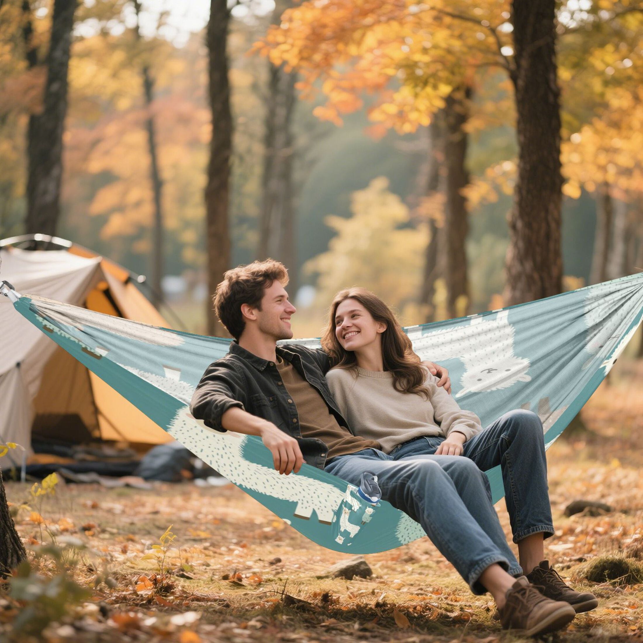 Hammock Camping Hammock Nylon Portable Hammock Travel Camping Hammock Super Cute Lamb