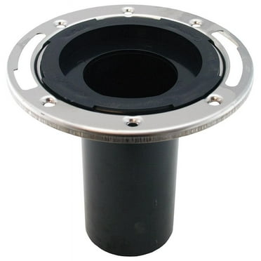 3" Plumbfit ABS Closet Flange with Stainless Steel Ring less Knockout ,PartNo C5