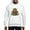 White, variant on CafePress - Highland Cow Sitting In A Metal - Pullover Hoodie, Hooded Sweatshirt