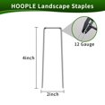 thumbnail image 3 of Landscape Staples HOOPLE, paquete de 200 unidades, 10 cm, calibre 12, galvanizado, 3 of 7