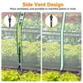 VECUKTY Portable Mini Greenhouse, Waterproof & Durable PE Cover, Roll