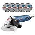 thumbnail image 1 of Esmeril Angular Electrico 127V Profesional + 5 Discos Bosch BOSCH 06013A30G2, 1 of 8