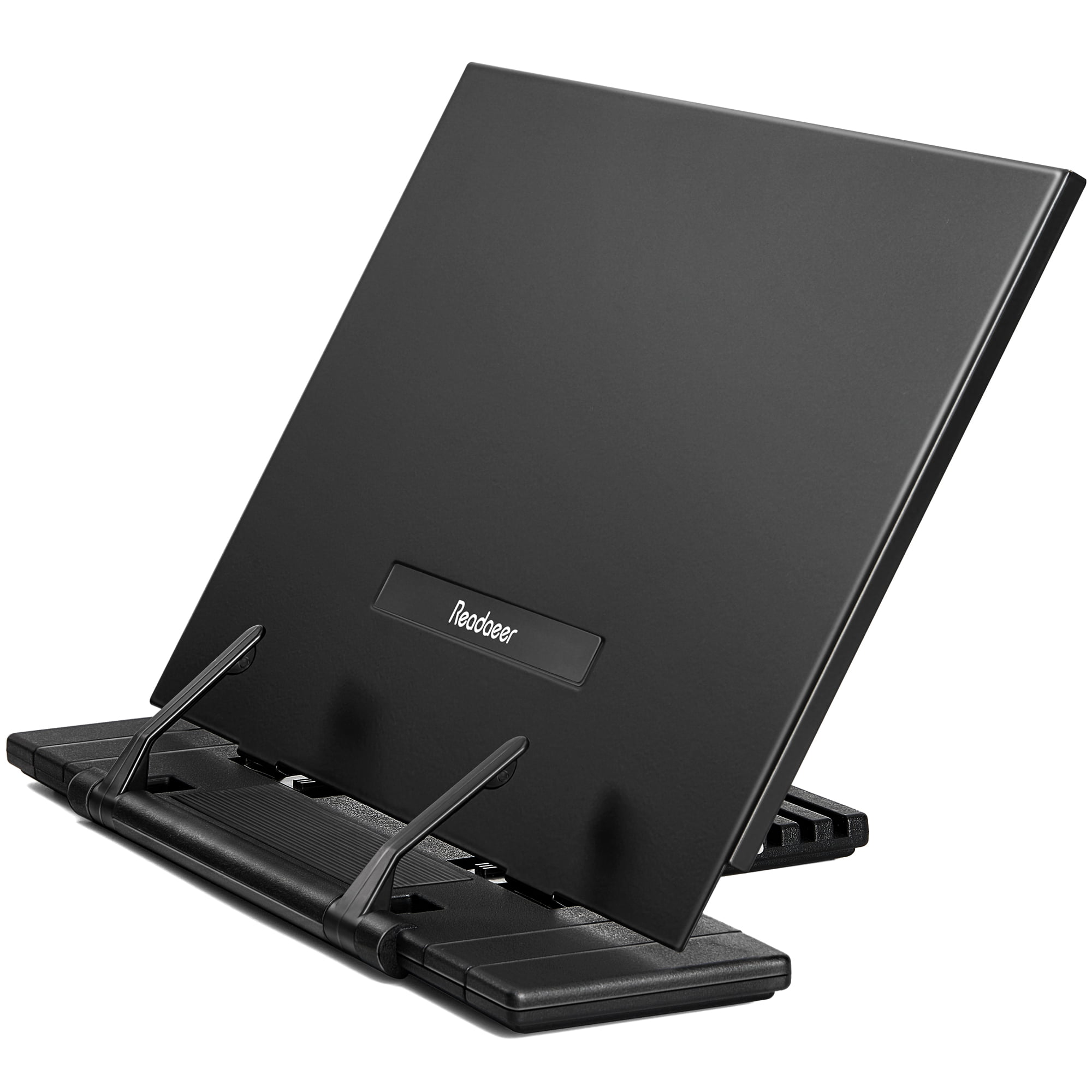Yaheetech Mobile Lectern Podium Rolling Standing up Desk for Reading LapTop Stand w/Tilted Top Board & Edge Stopper Renewed 