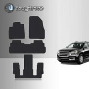TOUGHPRO Floor Mat Accessories 1st   2nd   3rd Row Compatible with GMC Acadia (2nd Row Bucket) - All Weather - Heavy Duty - (Made in USA) - 2021