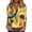 Yellow, variant on Ruimatai Women's Casual V Neck Blouses 3/4 Sleeve Pleated Tunic Tops for Summer Daily Work Wear