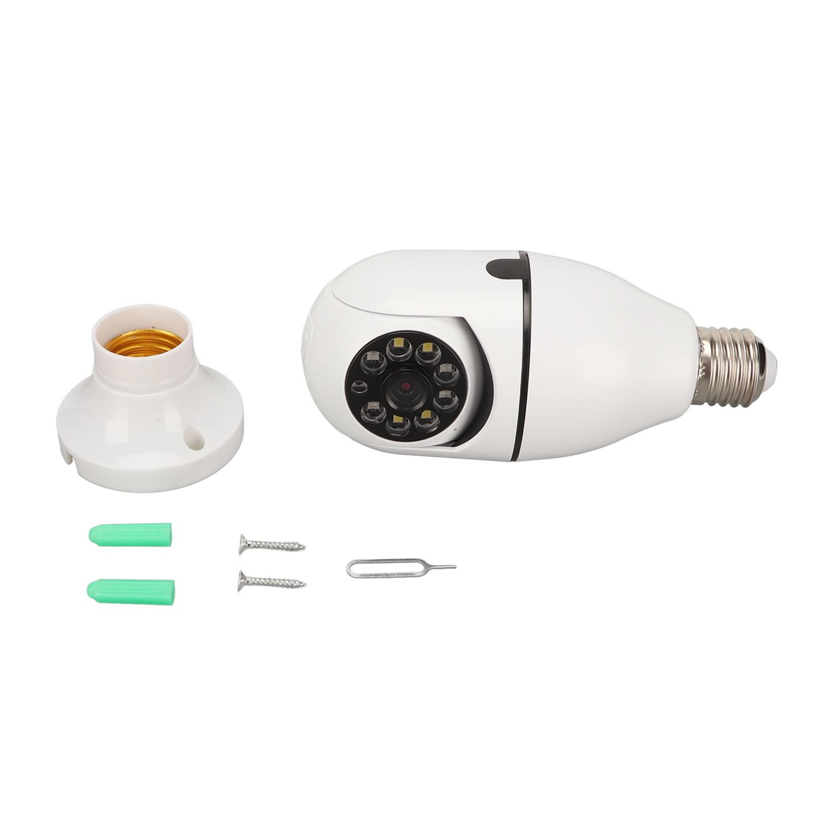 Light Socket Security Camera, Ultra HD Light Bulb Camera Real Time