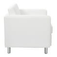 thumbnail image 3 of Pacific Armchair In Dillon Snow White Vinyl Fabric, 3 of 6