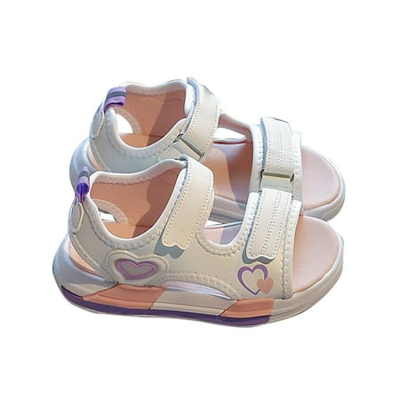 

ZRBYWB Boys Girls Sandals Summer Outdoor Beach Sports Closed Toe Sandals Soft Sole Non Slip Lightweight Beach Sandals For Small Medium Sized Children Summer Shoes