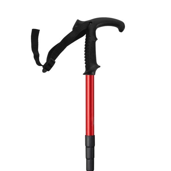 FOMIYES Comfortable Plastic T Handle for Walking Cane Replacement with Adjustable Wrist Strap