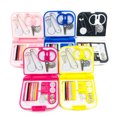 thumbnail image 4 of Needlework Sewing Household Stitching Buttons Box Portable Carrying Travel Needles Emergency Needle-threading Device Reusable Rose Red, 4 of 8