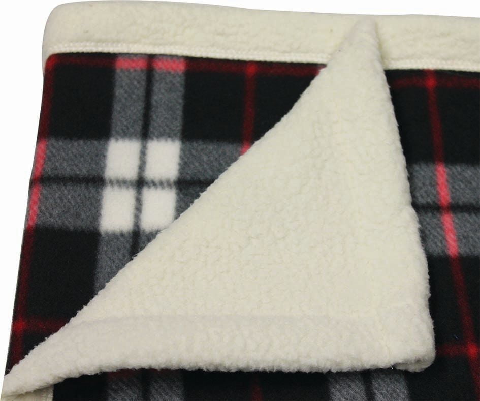North 49 Sherpa Fleece Cozy Camping Blanket Throw - 50" x 60"