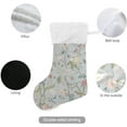 thumbnail image 3 of Coolnut Wildflower Christmas Stocking, Personalized Large Candy Stocking, Xmas Stockings Decoration Hanging Gift for Family Holiday Party Ornaments Decor Fireplace, 3 of 7