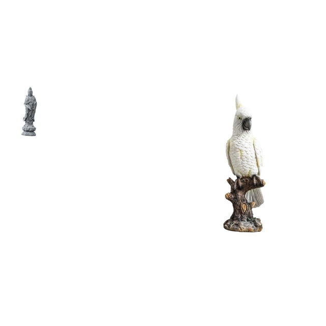 Estatua de Guan Yin,Estatua de Guan Yin para decoración del hogar.,Figura de escritorio,Figura de loro para escritorio,oficina,decoración del hogar,Estatua de pájaro de resina,regalo de