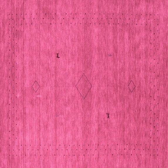 Ahgly Company Indoor Square Abstract Purple Contemporary Area Rugs, 4' Square