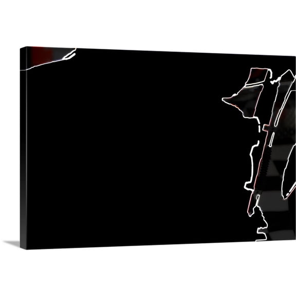 Great BIG Canvas | "Twin Power II" Canvas Wall Art - 24x16