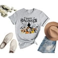 thumbnail image 3 of Happy Halloween Disney Shirts for Women & Men, Mickey Mouse and Friends Horror Graphic Tee - Athletic Heather, 3 of 4