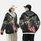 thumbnail image 4 of Fotbe North American Bald Eagle1 Chaqueta con Protección Solar UPF 50+ para Hombre y Mujer, Camisa con Capucha y Bolsillos-Medium, 4 of 7