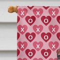 thumbnail image 3 of Carolines Treasures SC9552CHF Irish Setter Valentines Amour Drapeau Toile Maison Taille, 3 of 4