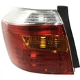 thumbnail image 2 of DAMAIJOY Tail Light Bulb Driver Side Amber,Clear & Red Lens Tail Lamp for Toyota for Highlander Base/Limited 08-10 Left TO2800173 8156148160, 2 of 9