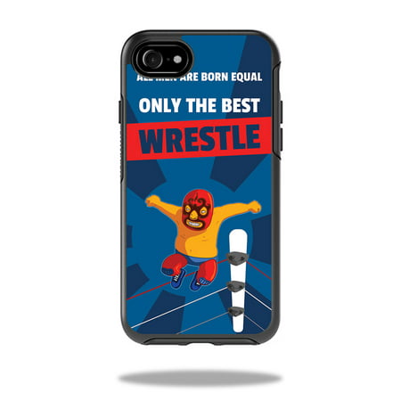 Skin for OtterBox Symmetry iPhone 8 - Best Wrestle| MightySkins Protective, Durable, and Unique Vinyl Decal wrap cover  | Easy To Apply, Remove, and Change Styles | Made in the