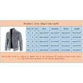 thumbnail image 4 of Mens Jackets Slim Fit Mens Outwear Coat Men'S Wool Blend Coat Winter Sweater Long Sleeve Plus Velvet Turtleneck Thick Diamond Block Check Sweater Fashion Cardigan Streetwear Jacket, 4 of 5