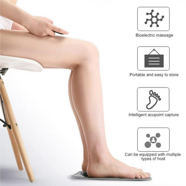 Langgg Foot Massager Feet Muscle Massage Pad Electric Vibration Massager