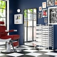 thumbnail image 5 of Seville Classics 15-Drawer Organizer Cart, White, 5 of 10
