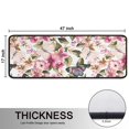 thumbnail image 5 of Kitchen Rugs Sets Of 2,Pioneer Flower Floral Print Pattern Anti Fatigue Kitchen Mat Rugs Non Slip Washable,Decorative Kitchen Floor Mats for Kitchen,Sink,Laundry,17"x47"+17"x47", 5 of 5