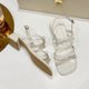 thumbnail image 3 of Women Bow Low Block Heeled Sandals Open Square Toe Shoes, 3 of 6