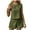 Army Green, variant on Weardear Women's Summer 2 Piece Outfits Casual Button Back Crop Tank Tops and High Waist Shorts Set