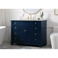 thumbnail image 2 of 48 inch Single Bathroom Vanity set in Blue, 2 of 8