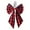 V, variant on WMGHA Christmas Tree Topper Bow Wreath, 10 x 7 Inches Large Grid Bow Tree Topper,Christmas Wreath for Tree Indoor/Outdoor Christmas Decoration