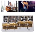 thumbnail image 4 of Sillín de puente de guitarra ANGGREK montaje de bajo 4 cuerdas Cobre plateado, 4 of 8