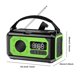 thumbnail image 2 of manivela solar de la alarma SOS de la radio meteorológica de la emergencia 12000mAh para acampar al aire libre, 2 of 9