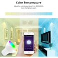 thumbnail image 2 of [Juego de 4] Bombilla LED GU10 5W, GU10 Alexa, RGBW 3000K-6500K, [Control de APP] [Control por voz], Compatible con Google Home, Alexa y Echo., 2 of 5