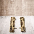 thumbnail image 4 of Door Handles with Cast Iron Deer Antler Rustic Design (a pair), 4 of 4