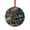 Pattern-2, variant on Hibiscus Flower Birds Glass Ornament Animal Retro Flying Birds Round Ornament Gift Exchange Present Ideas Keepsakes Gifts for Women Men Friends