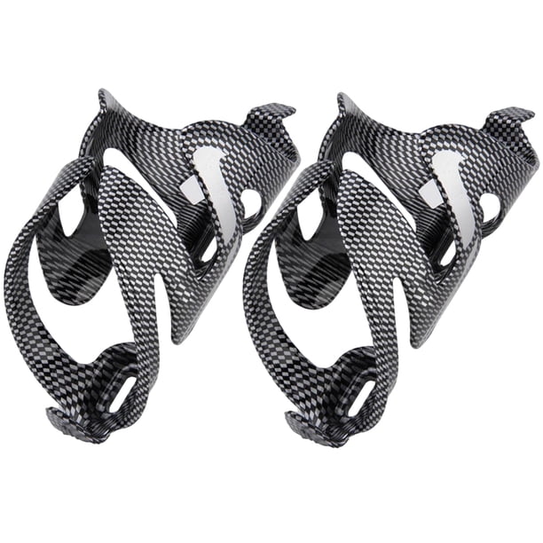 EeaseMX 2 portabotellas de fibra de carbono para bicicleta de montaña, de liberación rápida, color negro