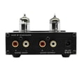 thumbnail image 2 of TUBE-03 Mini HiFi o Preamplifier, 6K4 Tube Amplifier, Buffer, Treble and Bass Adjustment, RCA Preamp, Black, EU Plug, 2 of 4